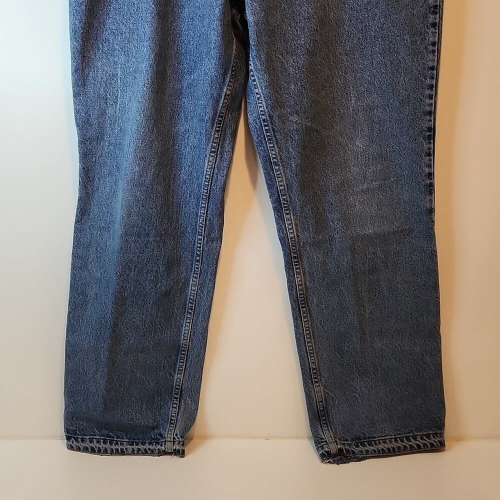 Vintage Tommy Hilfiger Y2K Denim Jeans Medium Wash Large Logo Men's Sz 40/32 - Picture 10 of 16